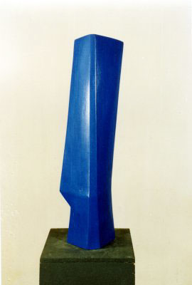 sculpture bleue