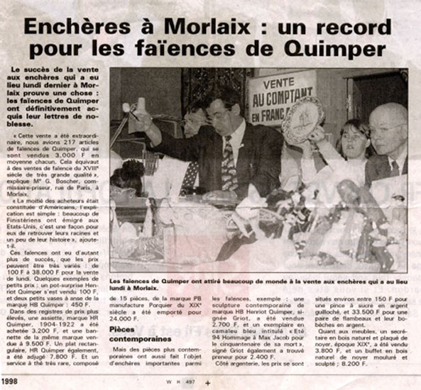 Enchéres à Morlaix